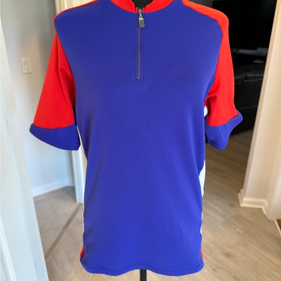 Pearl Izumi Vibrant Red and Blue/Violet Cycling Jersey size M - Picture 2 of 7